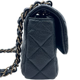シャネル CHANEL ミニマトラッセ18 AS5098 ブラック ゴールド金具 キャビアスキン レディース ショルダーバッグ