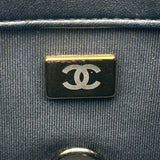 シャネル CHANEL スモールフラップバッグ AS4206 ブラック ゴールド金具 パテントカーフスキン レディース ショルダーバッグ
