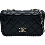 シャネル CHANEL スモールフラップバッグ AS4206 ブラック ゴールド金具 パテントカーフスキン レディース ショルダーバッグ