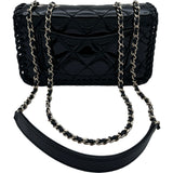 シャネル CHANEL スモールフラップバッグ AS4206 ブラック ゴールド金具 パテントカーフスキン レディース ショルダーバッグ