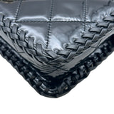 シャネル CHANEL スモールフラップバッグ AS4206 ブラック ゴールド金具 パテントカーフスキン レディース ショルダーバッグ