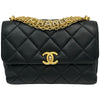 シャネル CHANEL ミニフラップバッグ AS3239 ブラック/ゴールド金具 ラムスキン レディース ショルダーバッグ
