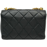 シャネル CHANEL ミニフラップバッグ AS3239 ブラック/ゴールド金具 ラムスキン レディース ショルダーバッグ