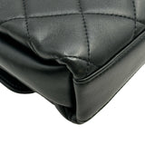 シャネル CHANEL ミニフラップバッグ AS3239 ブラック/ゴールド金具 ラムスキン レディース ショルダーバッグ