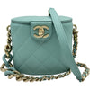 シャネル CHANEL バニティチェーンショルダー AS3155 29番台 グリーン ゴールド金具 ラムスキン レディース ショルダーバッグ