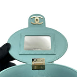シャネル CHANEL バニティチェーンショルダー AS3155 29番台 グリーン ゴールド金具 ラムスキン レディース ショルダーバッグ