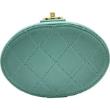 シャネル CHANEL バニティチェーンショルダー AS3155 29番台 グリーン ゴールド金具 ラムスキン レディース ショルダーバッグ