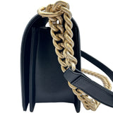 シャネル CHANEL ボーイシャネル25 A67086 ブラック ゴールド金具 キャビアスキン レディース ショルダーバッグ