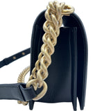 シャネル CHANEL ボーイシャネル25 A67086 ブラック ゴールド金具 キャビアスキン レディース ショルダーバッグ
