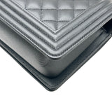 シャネル CHANEL ボーイシャネル25 A67086 ブラック ゴールド金具 キャビアスキン レディース ショルダーバッグ