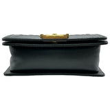 シャネル CHANEL ボーイシャネル20 A67085 28番台 ブラック ゴールド金具 キャビアスキン メンズ ショルダーバッグ