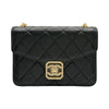 シャネル CHANEL ミニフラップバッグ AS2840 ブラック/ゴールド金具 ラムスキン レディース ショルダーバッグ