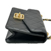 シャネル CHANEL ミニフラップバッグ AS2840 ブラック/ゴールド金具 ラムスキン レディース ショルダーバッグ