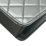 シャネル CHANEL ミニフラップバッグ AS2840 ブラック/ゴールド金具 ラムスキン レディース ショルダーバッグ