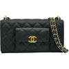 シャネル CHANEL マトラッセフラップチェーンウォレット AP3465 ブラック/ゴールド金具 キャビアスキン レディース ウォレットチェーン