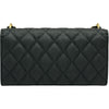 シャネル CHANEL マトラッセフラップチェーンウォレット AP3465 ブラック/ゴールド金具 キャビアスキン レディース ウォレットチェーン