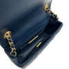 シャネル CHANEL ミニマトラッセ AS2599 ブルー ゴールド金具 ラムスキン レディース ショルダーバッグ
