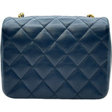 シャネル CHANEL ミニマトラッセ AS2599 ブルー ゴールド金具 ラムスキン レディース ショルダーバッグ