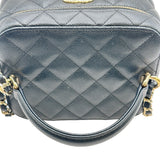 シャネル CHANEL マトラッセバニティケースショルダー AS2362 ブラック ゴールド金具 キャビアスキン レディース ショルダーバッグ