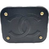 シャネル CHANEL マトラッセバニティケースショルダー AS2362 ブラック ゴールド金具 キャビアスキン レディース ショルダーバッグ