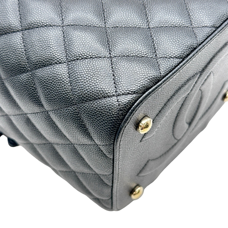 シャネル CHANEL マトラッセバニティケースショルダー AS2362 ブラック