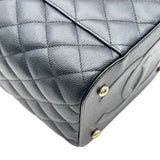 シャネル CHANEL マトラッセバニティケースショルダー AS2362 ブラック ゴールド金具 キャビアスキン レディース ショルダーバッグ