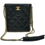 シャネル CHANEL スモールショッピングバッグ AS3470 ブラック ゴールド金具 キャビアスキン レディース ショルダーバッグ