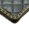 シャネル CHANEL スモールショッピングバッグ AS3470 ブラック ゴールド金具 キャビアスキン レディース ショルダーバッグ