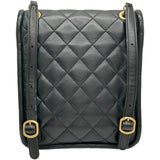 シャネル CHANEL 24Pバッグパック AS4737 ブラック ゴールド金具 シャイニーラムスキン レディース リュック・デイパック