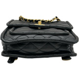 シャネル CHANEL 24Pバッグパック AS4737 ブラック ゴールド金具 シャイニーラムスキン レディース リュック・デイパック