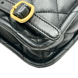 シャネル CHANEL 24Pバッグパック AS4737 ブラック ゴールド金具 シャイニーラムスキン レディース リュック・デイパック