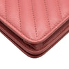 シャネル CHANEL マトラッセチェーンウォレット A84444 28番台 ピンク シルバー金具 カーフスキン レディース ウォレットチェーン