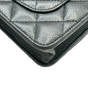 シャネル CHANEL マトラッセチェーンウォレット AP0250 ブラック ゴールド金具 キャビアスキン レディース ショルダーバッグ