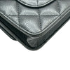 シャネル CHANEL マトラッセチェーンウォレット AP0250 ブラック ゴールド金具 キャビアスキン レディース ショルダーバッグ