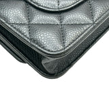 シャネル CHANEL マトラッセチェーンウォレット AP0250 ブラック ゴールド金具 キャビアスキン レディース ショルダーバッグ