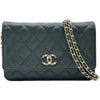シャネル CHANEL マトラッセチェーンウォレット AP3600 ブラック ゴールド金具 シャイニーキャビアスキン レディース ウォレットチェーン