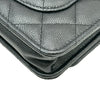 シャネル CHANEL マトラッセチェーンウォレット AP3600 ブラック ゴールド金具 シャイニーキャビアスキン レディース ウォレットチェーン