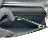 シャネル CHANEL マトラッセチェーンウォレット AP3600 ブラック ゴールド金具 シャイニーキャビアスキン レディース ウォレットチェーン