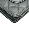 シャネル CHANEL マトラッセチェーンウォレット AP3600 ブラック ゴールド金具 シャイニーキャビアスキン レディース ウォレットチェーン