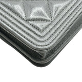 シャネル CHANEL ボーイシャネルチェーンウォレット AP1117 ダークグレー/ゴールド金具 キャビアスキン レディース ウォレットチェーン