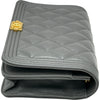 シャネル CHANEL ボーイシャネルチェーンウォレット AP1117 ダークグレー/ゴールド金具 キャビアスキン レディース ウォレットチェーン