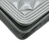 シャネル CHANEL ボーイシャネルチェーンウォレット AP1117 ダークグレー/ゴールド金具 キャビアスキン レディース ウォレットチェーン