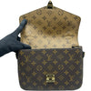 ルイ・ヴィトン LOUIS VUITTON ポシェット・メティスMM M44876 ブラウン モノグラム・リバースキャンバス レディース ショルダーバッグ