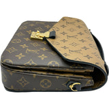 ルイ・ヴィトン LOUIS VUITTON ポシェット・メティスMM M44876 ブラウン モノグラム・リバースキャンバス レディース ショルダーバッグ