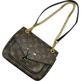 ルイ・ヴィトン LOUIS VUITTON パッシー M45592 ブラウン モノグラムキャンバス レディース ショルダーバッグ