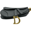 クリスチャン・ディオール Christian Dior ミニサドルバッグ ブラック/ゴールド金具 レザー レディース ショルダーバッグ