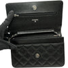 シャネル CHANEL マトラッセチェーンウォレット AP0250 ブラック シルバー金具 キャビアスキン レディース ウォレットチェーン