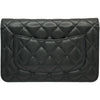 シャネル CHANEL マトラッセチェーンウォレット AP0250 ブラック シルバー金具 キャビアスキン レディース ウォレットチェーン