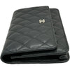 シャネル CHANEL マトラッセチェーンウォレット AP0250 ブラック シルバー金具 キャビアスキン レディース ウォレットチェーン