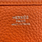 エルメス HERMES エブリン3 PM N刻印 オレンジ シルバー金具 トリヨン レディース ショルダーバッグ